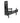 Meliconi EXTRA XDR200400 CG Supporto TV Parete Regolabile Nero per TV fino a 65"