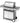 Ompagrill Barbecue a Gas Indianapolis 5/B 4 Bruciatori Acciaio Inox con Fornello Laterale e Griglia in Ghisa Smaltata 133x58 cm