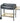 Ompagrill 73500 Barbecue a Carbonella Doppia Griglia Acciaio Verniciato con Ruote