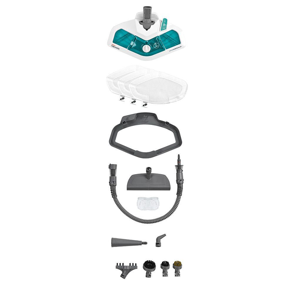 Polti Scopa a Vapore SV450_Double 2 in 1 1500W Turchese e Bianco