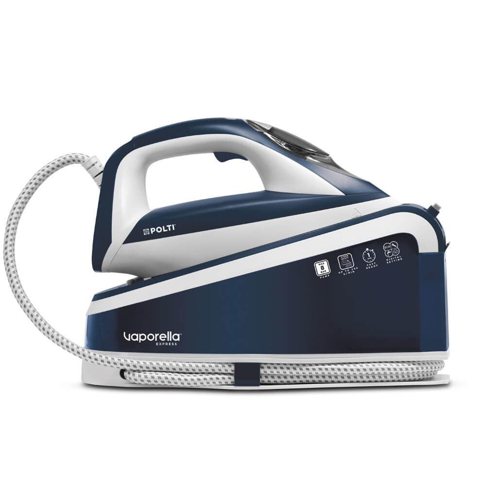 Polti Vaporella Express VE30.10 Ferro da Stiro a Vapore 2200W 240g/min Blu e Bianco
