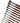 Lebez Pennello Punta Piatta N°6 Multicolore in Pura Setola Cinese con Manico in Legno