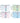 ARDA Astuccio EVA 22x11 cm Impermeabile Assortito con Cerniera per Scuola e Ufficio