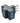 Poly Pool Adattatore elettrico Tipo L 10A 3 prese PP0447.1 Nero e Blu per Italia