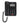 Brondi Black Landline DECT Office Phone with Handsfree and LCD Display