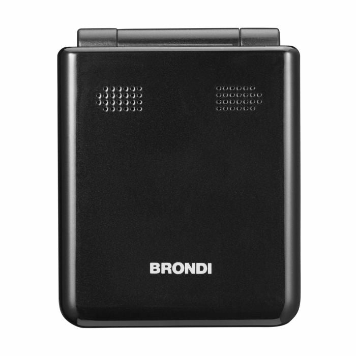 Brondi Flipper Telefono Cellulare Basico Doppia SIM 2G Nero Clamshell 2.4