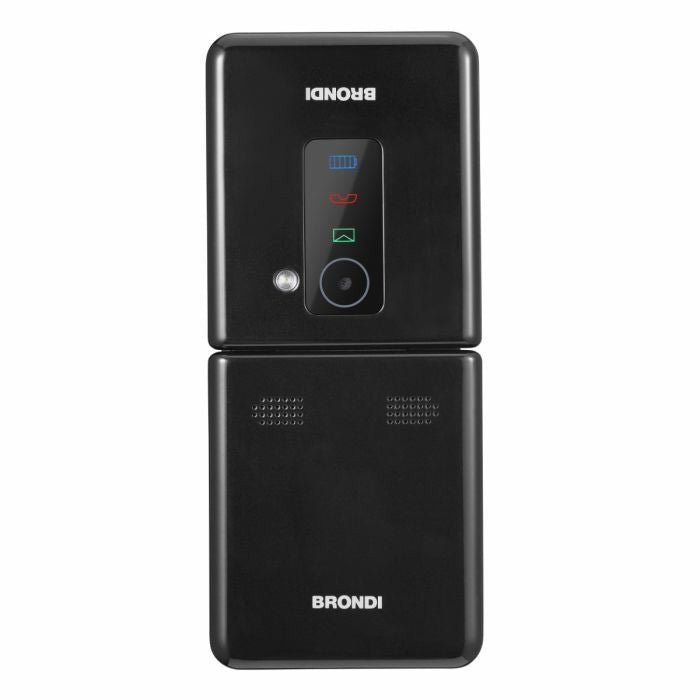 Brondi Flipper Telefono Cellulare Basico Doppia SIM 2G Nero Clamshell 2.4