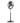 Bimar VPS58 Ventilatore a Piantana 100W Ø45cm 3 Pale Alluminio Oscillazione 120° Altezza Regolabile Nero/Cromo
