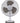 Bimar VT315 Ventilatore da Tavolo 30cm 3 Velocità Oscillante Grigio Bianco