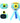 ODS Fotocamera Compatta RADIOCOM Click! 2 35921 Assortito