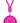 Cellularline Tracy Tag Cercatore Compatto Rosa IP67 Compatibile Apple Find My Bluetooth