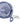 Tech Pop DeskBreeze Ventilatore da Tavolo USB 360° 6 Pale Viola