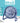 Tech Pop DeskBreeze Ventilatore da Tavolo USB 360° 6 Pale Viola