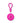 Cellularline Tracy Tag Tracker Bluetooth per Android, App Google Trova il Mio Dispositivo, Batteria CR2032 Sostituibile, Rosa