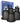 Vecamco Clima Plus Kit 4 Supporti Antivibranti Regolabili per Unità Esterne Climatizzazione Ø100 mm 100-130 mm 325 kg Termoplastico Nero