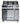 Lofra MT86MF/C Cucina a Gas Freestanding Acciaio Inox 5 Fuochi Forno Elettrico