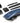 GA.MA Tagliacapelli GM562.13 blu 4 lunghezze lama acciaio inox cavo 1,5m