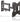 G.B.S. Elettronica Supporto TV Universale Nero 23-42" 30kg ELB-2342/3
