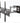 G.B.S. Elettronica Supporto TV Parete 30-70" Nero Inclinabile Girevole ELB-3070