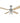 Perenz Ventilatore da soffitto 7064 CR 4 pale con luce cromo spazzolato 105 cm