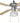Perenz Ventilatore da soffitto 7064 CR 4 pale con luce cromo spazzolato 105 cm