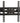 Link Accessori LKBR41 Staffa TV a Parete 23"-47" VESA 75x75-400x400 Max 50 kg Inclinazione ±15° Nero