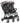 Inglesina Twin Sketch Grey Passeggino Gemellare Leggero con Capottine UV