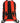 Neon Zaino Casual Nero e Arancione in Poliestere Resistente all'Acqua con Tasca Anteriore