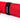 Koh-i-Noor 24 Compartment Red Rolling Pencil Case with Zip for Stationery
