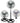 DCG Eltronic VE1695 Ventilatore da Pavimento 45cm 3 Velocità Nero Grigio
