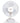 DCG Eltronic VE9025 Ventilatore da Tavolo Bianco 25 cm con 2 Velocità