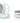 Macom Ventilatore da tavolo cordless oscillante 19 cm bianco 4 velocità ricaricabile