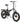 Nilox X8 Pro Bici Elettrica Pieghevole 20" Fat Bike Shimano 6 Velocità Nero