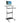 Techly Carrello ergonomico ICA-TB TPM-3 altezza regolabile nero e argento con rotelle