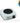 Parker Fornello elettrico 5318P compatto e portatile 1 piastra 1000W 23x23cm