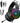 Noua Crux Cuffie Gaming Over-Ear con Microfono Flessibile, Driver 50mm, RGB Rainbow, Jack 3.5mm + USB, Nero