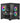 Noua Vision ZK100 Case PC Mini Tower Micro-ATX/Mini-ITX, Vetro Temperato, Ventola ARGB, USB 3.0, Nero