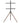 Triwood Supporto TV da Terra Universale 42-70 Pollici Girevole VESA 600x400