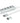 ADJ Hub USB-C HB195 3 Porte USB 3.0 + RJ45 100 Mbps, Adattatore Type-C, Alluminio, Argento