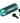 ADJ Novel Auricolari Bluetooth 5.2 Earbud aptX Adaptive ANC 4 Microfoni ENC Custodia Metallo IPX4 Verde