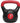 FITPADDY Kettlebell 4 kg Nero e Rosso KB1X4 Attrezzatura Fitness per Allenamento