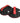 FITPADDY Maniglie Push-Up Girevoli Set da 2 Base Antiscivolo Nero e Rosso 100kg