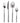 Tognana Elegance Cutlery Set 24 Pieces Steel Silver R7799246025
