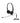 Yashi Cuffia con Microfono AC300 USB Stereo Cablata Nera per Ufficio/Call Center