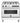 Bertazzoni La Germania AMN965GBV24 Cucina 90cm Bianca 5 Fornelli Gas Forno 115L