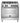 Bertazzoni La Germania AMN855EXV/24 Cucina a Gas Acciaio Inox Forno Elettrico 80x50 cm