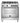 Bertazzoni La Germania Americana AMN855GXV24 Cucina a gas 5 fuochi forno 75L 80cm inox