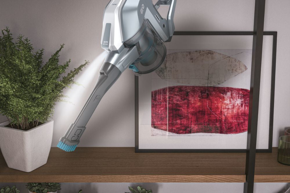 Hoover H-FREE 300 HF322YHM Aspirapolvere a Bastone 2in1 Senza Sacchetto Grigio 40min