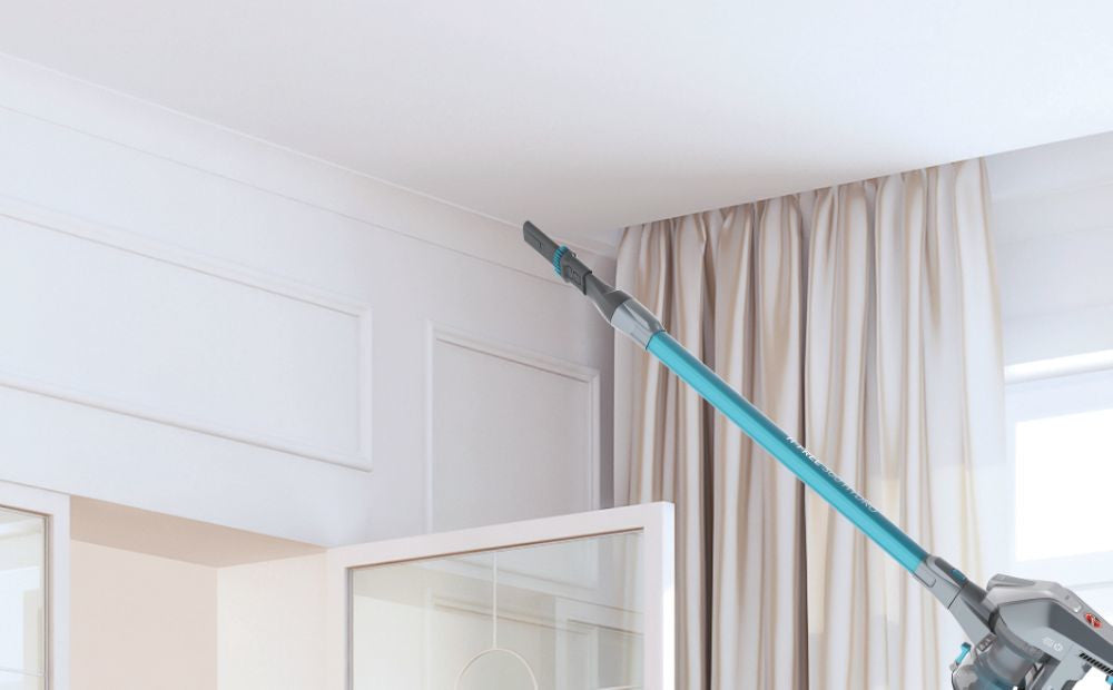 Hoover H-FREE 300 HF322YHM Aspirapolvere a Bastone 2in1 Senza Sacchetto Grigio 40min