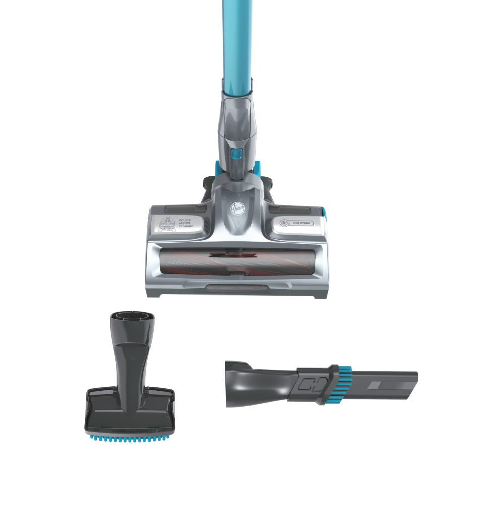 Hoover H-FREE 300 HF322YHM Aspirapolvere a Bastone 2in1 Senza Sacchetto Grigio 40min